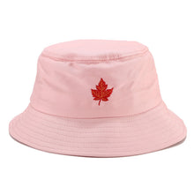 Load image into Gallery viewer, Bucket Hat Women's Summer Leaf Clover Embroidered Fisherman Hat Korean Style Cute Student Sun Hat Couple Hat