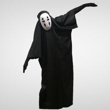 Load image into Gallery viewer, Spirited Away Halloween Clothes No Face Man Cosplay Anime Clothing Mask Gloves Halloween Performance Costume