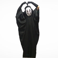 Load image into Gallery viewer, Spirited Away Halloween Clothes No Face Man Cosplay Anime Clothing Mask Gloves Halloween Performance Costume