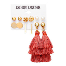 Load image into Gallery viewer, Ear Rings New Tassel Earrings Female Boho Flower Earrings for Women