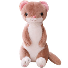 Load image into Gallery viewer, Large Prize Claw Doll Cute Pet Sitting Posture Ferret Cross-Border Toy Mink Hair Plush Toy Doll