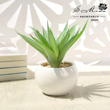 Load image into Gallery viewer, Artificial Succulent Pant Potted Plant (Pot Included) Artificial Flower Bonsai Home Decoration Artificial Plant