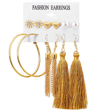 Load image into Gallery viewer, Ear Rings New Tassel Earrings Female Boho Flower Earrings for Women