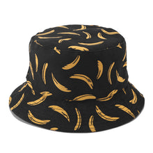 Load image into Gallery viewer, Double-Sided Couple Bucket Hat Banana Stamp Bucket Hat Summer Outdoor Sports Sunhat