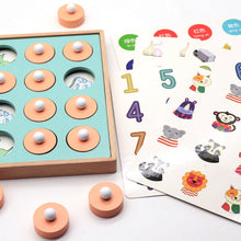 Load image into Gallery viewer, Wooden Memory Matching Game Chess Board for Toddlers, Baby First Learning Toy Match Games