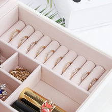 Load image into Gallery viewer, Jewelry Storage Box Drawer Large Multi-Layer Pull-out Portable Holders Case