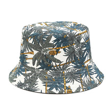 Load image into Gallery viewer, Tropical Banana Tree Pattern Printing Bucket Hat Baby Boy and Girl Summer Outdoor Double-Sided Wear Bucket Hat Sun Hat