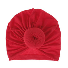 Load image into Gallery viewer, 18-Color Knitted Rayon Donut Babies' Cloth Cap Children's Hat Baby