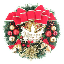 Load image into Gallery viewer, Christmas Decorations 30cm Artificial Wreath Door Hanging Showcase Tool Background