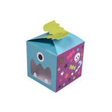 Load image into Gallery viewer, 10PCs Candy Box Halloween Little Monster Candy Box Colorful Gift Square Packing Box
