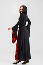 Load image into Gallery viewer, Costumes Cospaly Halloween Witch Costume Female Adult Ghost Vampire Vampire Black and Red Devil Dress Death