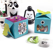 Load image into Gallery viewer, 10PCs Candy Box Halloween Little Monster Candy Box Colorful Gift Square Packing Box