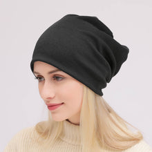 Load image into Gallery viewer, Girl's Cap Autumn and Winter Sleeve Cap Sports Street Style Hip Hop Casual Loose Men's and Women's Knitted Cotton Hat