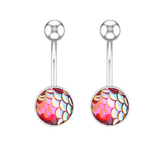 Load image into Gallery viewer, Belly Ring Creative Scale Navel Stud Piercing Jewelry