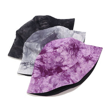 Load image into Gallery viewer, Ink Painting Pattern Summer Fisherman Hat Men and Women Street Trendy Tie-Dye Double-Sided Wear Bucket Hat Sun Hat