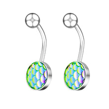 Load image into Gallery viewer, Belly Ring Creative Scale Navel Stud Piercing Jewelry