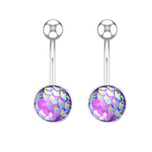 Load image into Gallery viewer, Belly Ring Creative Scale Navel Stud Piercing Jewelry