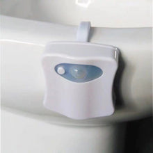 Load image into Gallery viewer, 8-Color Night Lighting Color Changing Small Night Lamp Led Multifunctional Children's Toilet Hanging Toilet Cover Induction Night Light