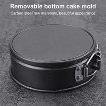 Load image into Gallery viewer, 12/14/16/18 CM Removable Bottom Non-Stick Metal Bake Mould Round Cake Pan Bakeware Carbon Steel Cakes Molds Kitchen Accessories
