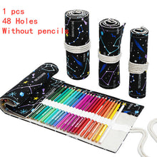 Load image into Gallery viewer, Pencil Case Colorful Cloth Pencil Case Stationery Cosmetic Pencil Storage Bag