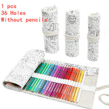 Load image into Gallery viewer, Pencil Case Colorful Cloth Pencil Case Stationery Cosmetic Pencil Storage Bag