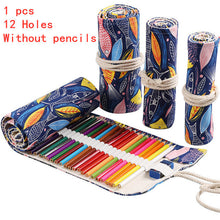 Load image into Gallery viewer, Pencil Case Colorful Cloth Pencil Case Stationery Cosmetic Pencil Storage Bag