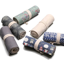 Load image into Gallery viewer, Pencil Case Colorful Cloth Pencil Case Stationery Cosmetic Pencil Storage Bag