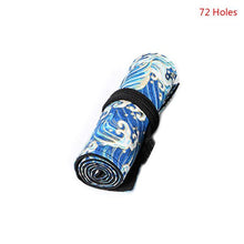Load image into Gallery viewer, Pencil Case Canvas Roll Up Pencil Bag Pen Curtain Case Makeup Wrap Holder