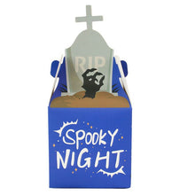 Load image into Gallery viewer, 12/24/36PCS Halloween Candy Box Horror Ghost Cat Pumpkin Cross Paper Gift Cookie Box Trick Treat for DIY Halloween Party Supply