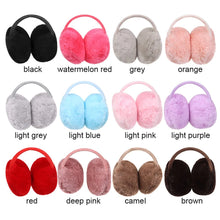 Load image into Gallery viewer, 12 Colors Fashion Men Women Warm Earmuffs Soft Plush Thicken Warm Earmuffs Ear Warmers Ear Protection Winter Accessories