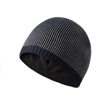 Load image into Gallery viewer, Men 'S Knitted Hat New Two-Tone Straight Edge Cap Outdoor Leisure All-Match Fashion Cap Warm Pullover Cap