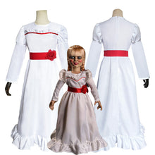 Load image into Gallery viewer, Halloween Horror White Dress Cosplay Costume
