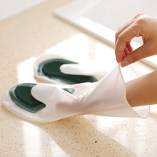 Load image into Gallery viewer, Dishwashing Household Gloves Non-Slip Heatproof Wear-Resistant Kitchen Rubber Rubber Gloves