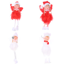 Load image into Gallery viewer, Christmas Decoration Supplies Angel Feather Pendant Plush Wings Sitting Pendant Hanging Ornament
