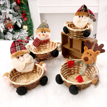Load image into Gallery viewer, Christmas Decoration Supplies Candy Basket Christmas Eve Apple Basket Children's Holiday Children's Holiday Dress up Gifts