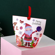 Load image into Gallery viewer, 10pcs Christmas Eve DIY Gift Box Baking Biscuit Gift Box for Christmas Candy Box