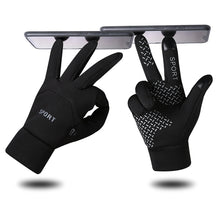Load image into Gallery viewer, Men's Korean-Style Touch Screen Warm Waterproof Non-Slip Custom Logo Wholesale Outdoor Sports Riding Gloves