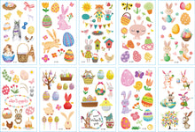 Load image into Gallery viewer, Easter Tattoo Sticker Cute Rabbit Egg Fun Tattoo Children Tattoo Stickers