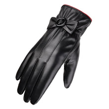 Load image into Gallery viewer, Women's Thickened Warm and Cute Cold Protection Fleece Touch Screen Korean-Style Electric Car for Driving and Cycling Gloves