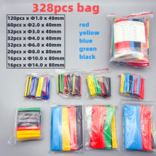 Load image into Gallery viewer, 127/135/164/328/530Pcs 2:1 Shrinkable Insulation Heat Shrinkable Tube Wire And Cable Data Cable Protector Electronic Diy