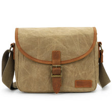 Load image into Gallery viewer, S. C. Cotton Waterproof Canvas Photography Bag Leisure Eos SLR Digital Packet Anti-Seismic Micro Single-Shoulder Camera Bag
