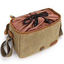 Load image into Gallery viewer, S. C. Cotton Waterproof Canvas Photography Bag Leisure Eos SLR Digital Packet Anti-Seismic Micro Single-Shoulder Camera Bag