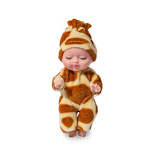 Load image into Gallery viewer, 12CM Sleep Baby Doll Various Style Cute Animal Baby Simulated Reborn Baby DIY Toy with Clothes for Children's Gift