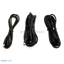 Load image into Gallery viewer, 12V DC Power Cord 5.5*2.1mm Male Female Power Adapter Extension Cable 1m 2m 3m 5m 10m Extend Wire For CCTV Camera LED Strip Use