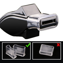 Load image into Gallery viewer, 130 Decibels High Frequency Dolphin Whistle Outdoor Basketball Football Training Match Referee Whistle Cushioned Mouth Grip