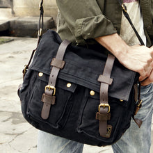 Load image into Gallery viewer, Simple Canvas Men's Bag Single Shoulder Crossbody Outdoor Casual Messenger Bag