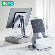 Load image into Gallery viewer, IPad Stand Tablet Stand iPad Holder Folding Portable iPad/Phone Universal Aluminum Alloy Stand for 16 inch