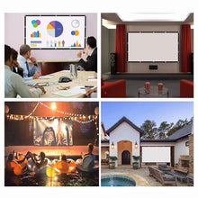 Load image into Gallery viewer, Simple Foldable and Portable Polyester Da-Mat Screen 100 120 150-Inch Projector Outdoor HD Film Projection Screen