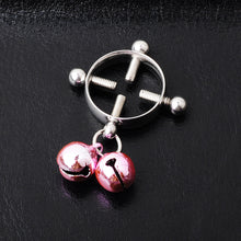 Load image into Gallery viewer, Color Bell Stainless Steel Bell Piercing Jewelry Nipple Ring