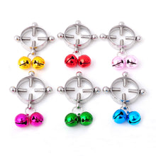 Load image into Gallery viewer, Color Bell Stainless Steel Bell Piercing Jewelry Nipple Ring